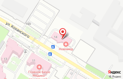 Медицинский центр Новомед на карте