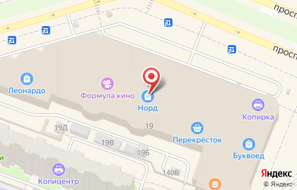 Терминал СберБанк на проспекте Просвещения на карте