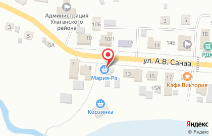 Продуктовый супермаркет Мария-Ра в Горно-Алтайске на карте