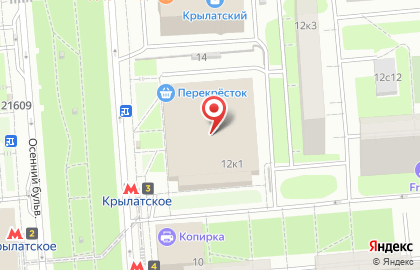 Диана п. п. в Крылатском на карте