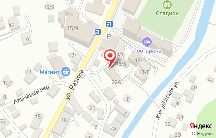 Пункт полиции в Лазаревском районе на карте