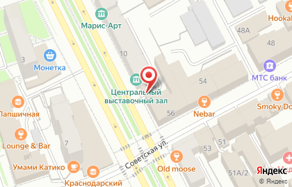 Дно на Комсомольском проспекте на карте