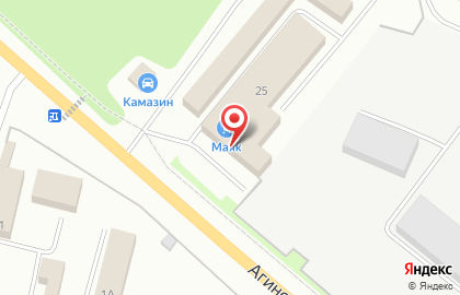 Гипермаркет низких цен Маяк в Ингодинском районе на карте