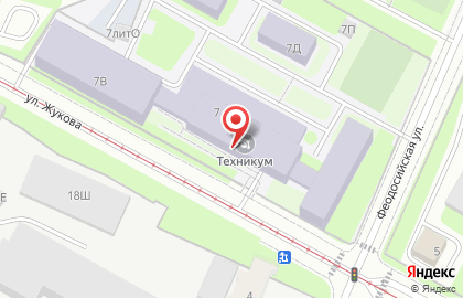 Техникум энергомашиностроения и металлообработки в Калининском районе на карте