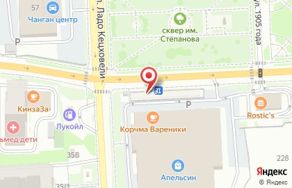 Киоск по продаже печатной продукции в Железнодорожном районе на карте