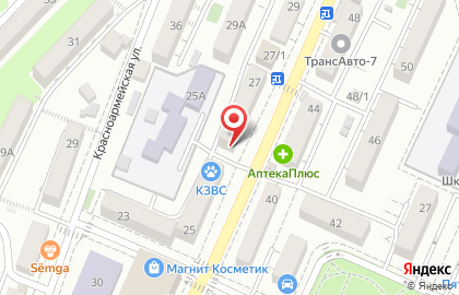 Парикмахерская Рось на улице Гагарина на карте