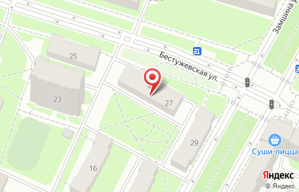Магазин Мир замков на Бестужевской улице на карте