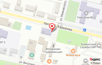 Средняя очно-заочная школа на карте