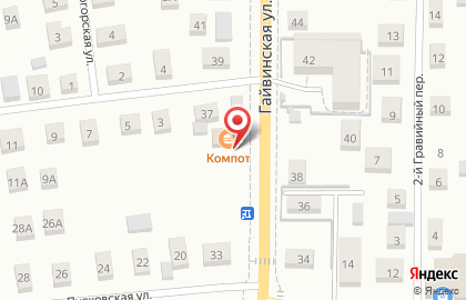 Продуктовый магазин Компот в Орджоникидзевском районе на карте