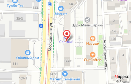Компания ИП Никанорова Н.Ю. на Московской улице на карте
