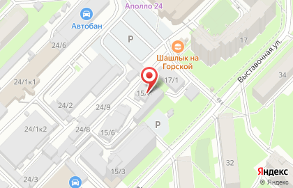 Торговая компания Сибтехносервис на Выставочной улице на карте