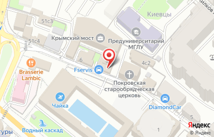 Автотехцентр Fservis в Турчаниновом переулке на карте