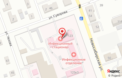 Станция скорой медицинской помощи г. Орска на карте