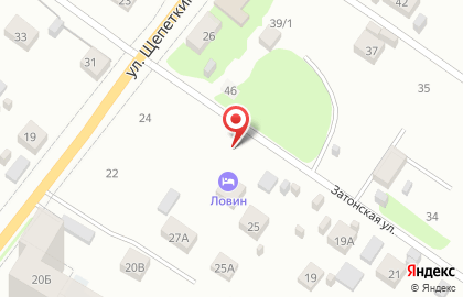 Отель Ловин на карте