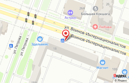 Цветочная лавка Жасмин на улице Петрова на карте