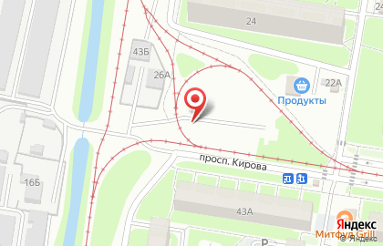 Автостоянка в Нижнем Новгороде на карте