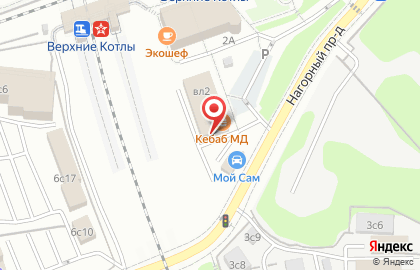 Магазин автозапчастей для корейских автомобилей Zapcentr в Нагорном проезде на карте