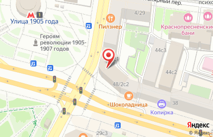 Компьютерная помощь на улице Красная Пресня на карте