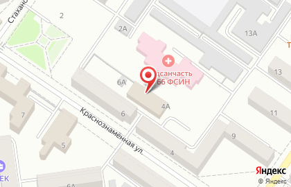 ООО УралТрансСервис на Краснознамённой улице на карте