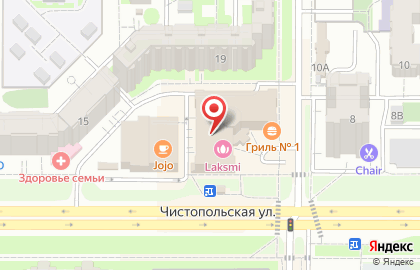Массажный кабинет на Чистопольской улице на карте