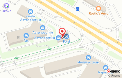 Автосалон FORD ЦЕНТР ЮГ Автопрестиж на улице Маршала Жукова на карте