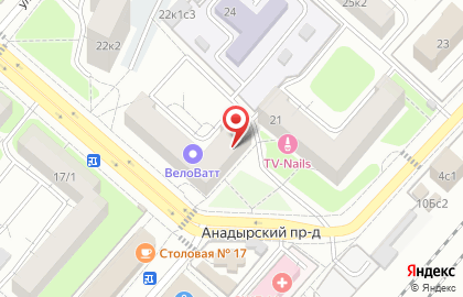 Магазин одежды Ивановский трикотаж в Лосиноостровском районе на карте
