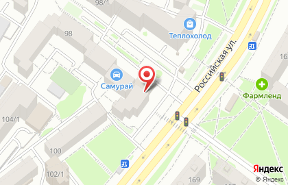 Лечебно-оздоровительный комплекс Гармония на Российской улице на карте