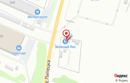 Торговая компания Зеленый лес на карте