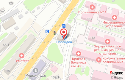 Магазин Посейдон в Петропавловске-Камчатском на карте