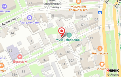 Имущество на улице Бебеля на карте