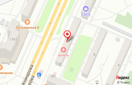 Салон-парикмахерская Николь в Тракторозаводском районе на карте