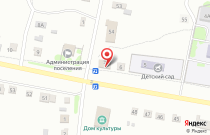 Продуктовый магазин Темп на Центральной улице на карте