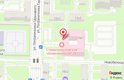 Северо-западный Банк Сбербанка России на улице Пограничника Гарькавого на карте