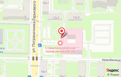 Идеальный дом на улице Пограничника Гарькавого на карте