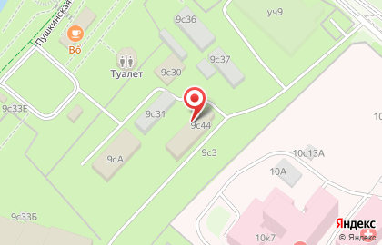 Центр кинологической службы УВД по Центральному административному округу на улице Крымский Вал на карте