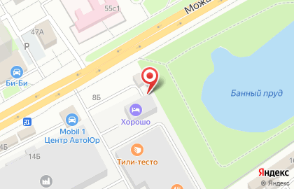 Профер на Можайском шоссе на карте