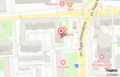 Леонардо на Новосибирской улице на карте