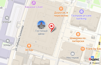 Цветы в Гостином дворе на карте