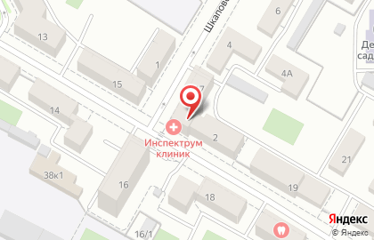Медицинский центр INSPECTRUM CLINIC на улице Калинина на карте