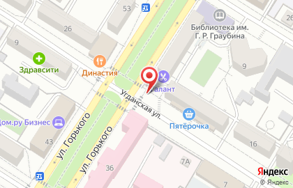 Магазин и киоск Кондитерская Марины Пряженниковой в Центральном районе на карте