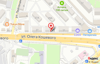 Интернет-магазин Каприз на улице Олега Кошевого на карте