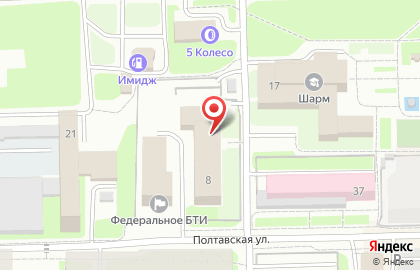 Банкомат СКА-Банк на Полтавской улице на карте