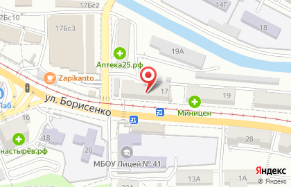 Магазин редкостей Старивина на улице Борисенко на карте