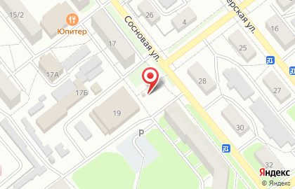 Киоск по продаже яиц Ко-Коль на Сосновой улице на карте