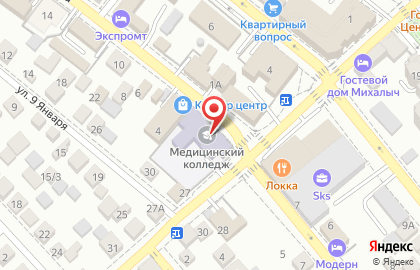 Новороссийский медицинский колледж на карте