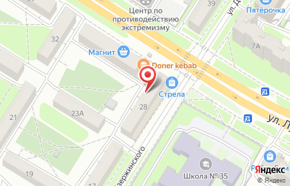 Банкомат Банк Российский Капитал на улице Луначарского на карте