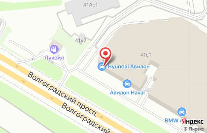 Автосалон Авилон в Москве на карте