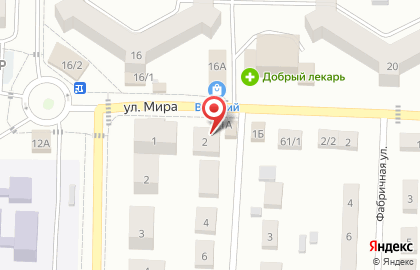 Выбор на улице Мира на карте