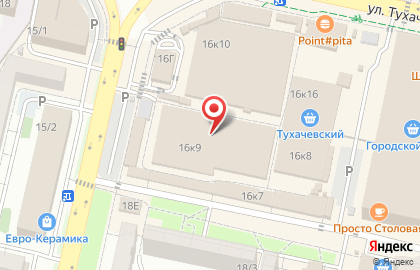 Добрый повар на улице Тухачевского на карте