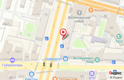 Киоск по продаже печатной продукции Тверьсоюзпечать+О на Тверском проспекте на карте